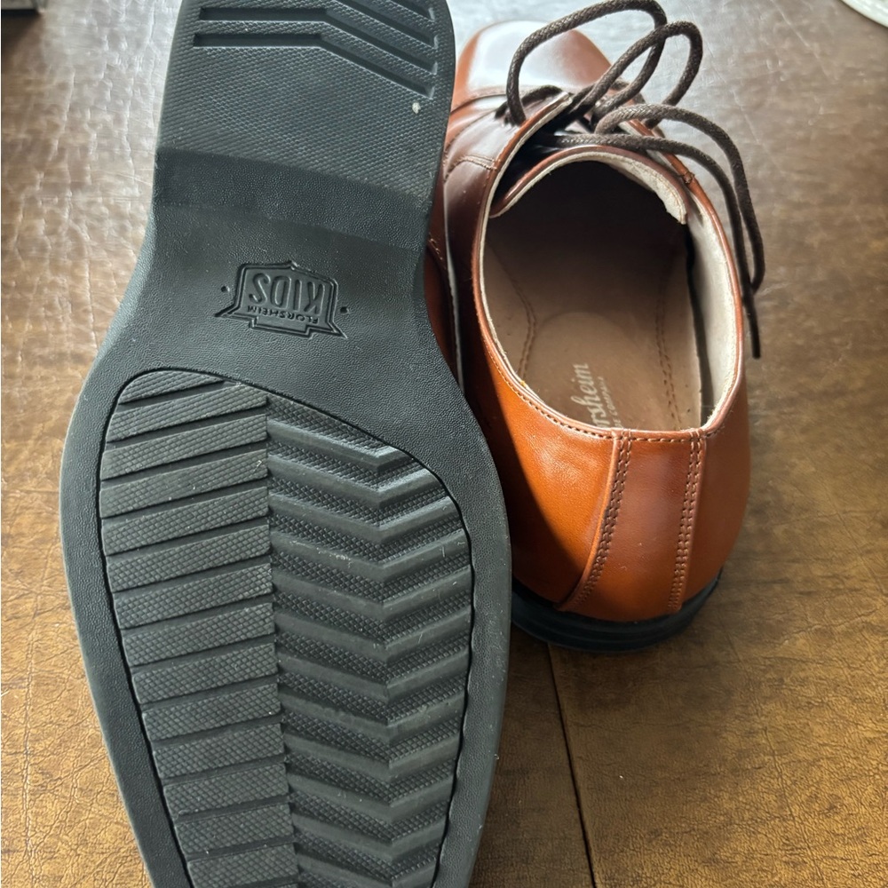 Florsheim Brown Leather Boy’s Dress Shoes